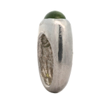 TUVA Dome Ring - Sterling Silver + Peridot