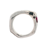WILDER II No. 062603 - Sterling Silver + Sapphires