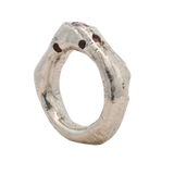 WILDER Ring No.042606 - Sterling Silver + Sapphires