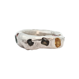 WILDER Ring No.042617 - Sterling Silver + Sapphires