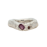 WILDER Ring No.042606 - Sterling Silver + Sapphires